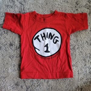 Licensed Thing 1 Universal Toddler Shirt Dr. Seuss